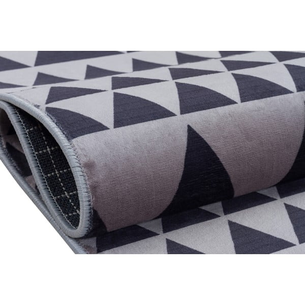 Сив миещ се килим 180x120 cm - Vitaus-image-3