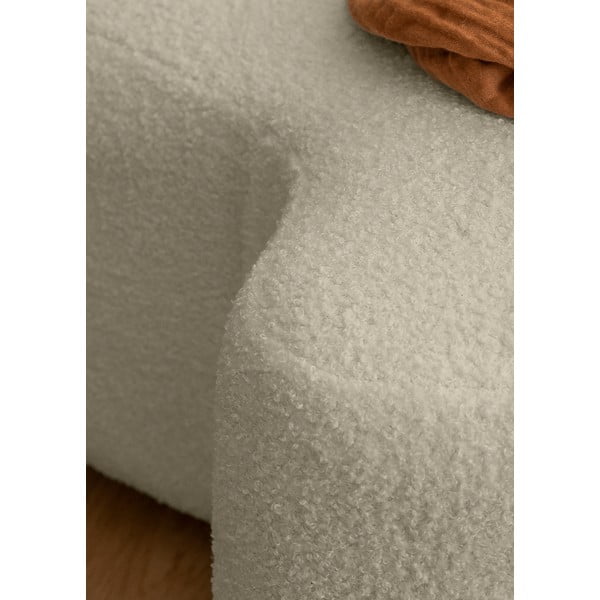 Бежова табуретка от плат букле Miuf - Miuform-image-4