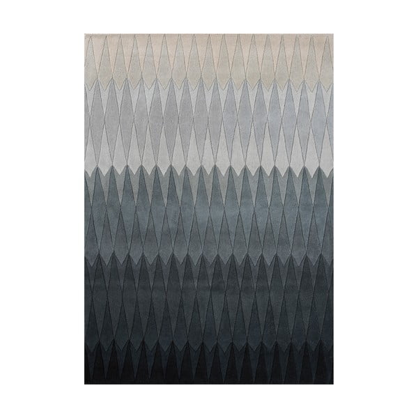 Vlněný koberec Acacia Grey, 200x300 cm