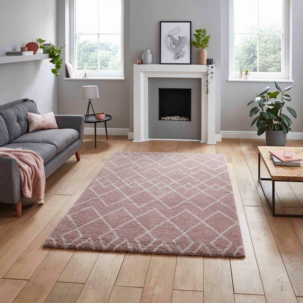 Розов килим 160x220 cm Royal Nomadic – Think Rugs-image-1