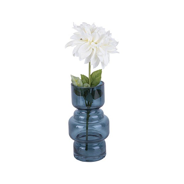 Ваза от синьо стъкло, височина 20 cm Courtly - PT LIVING-image-2