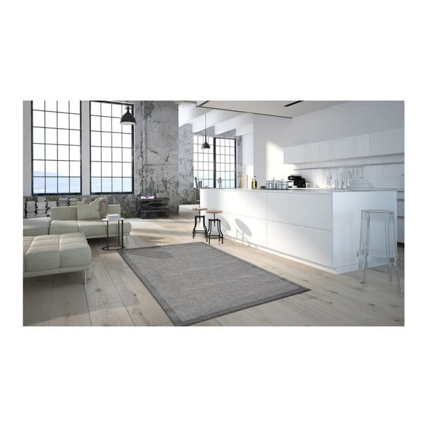 Сив килим за открито , 160 x 230 cm Chrome - Floorita-image-3