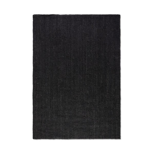 Черен килим от юта 190x280 cm Bouclé - Hanse Home