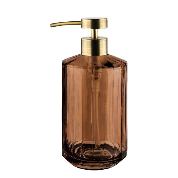 Кафяв стъклен диспенсер за сапун 200 ml Vision – Mette Ditmer Denmark
