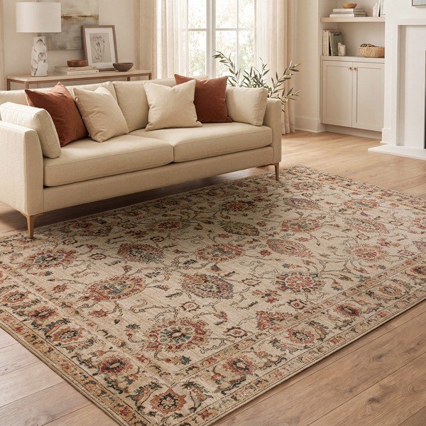 Бежов килим 120x160 cm Raja – Asiatic Carpets-image-2