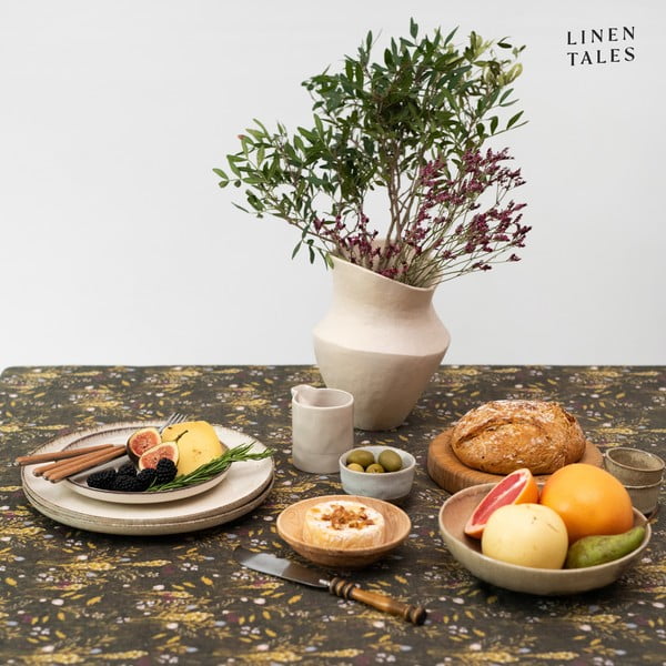 Ленена покривка за маса 140x250 cm Woodland – Linen Tales-image-1