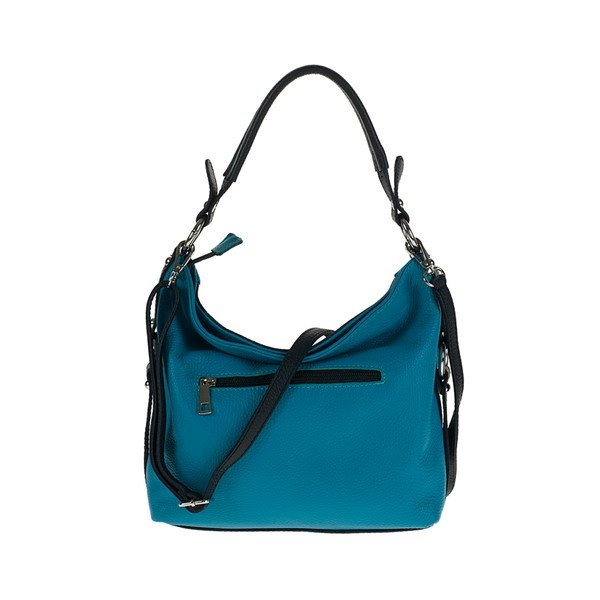 Modročerná kožená kabelka Pitti Bags Erin-image-1