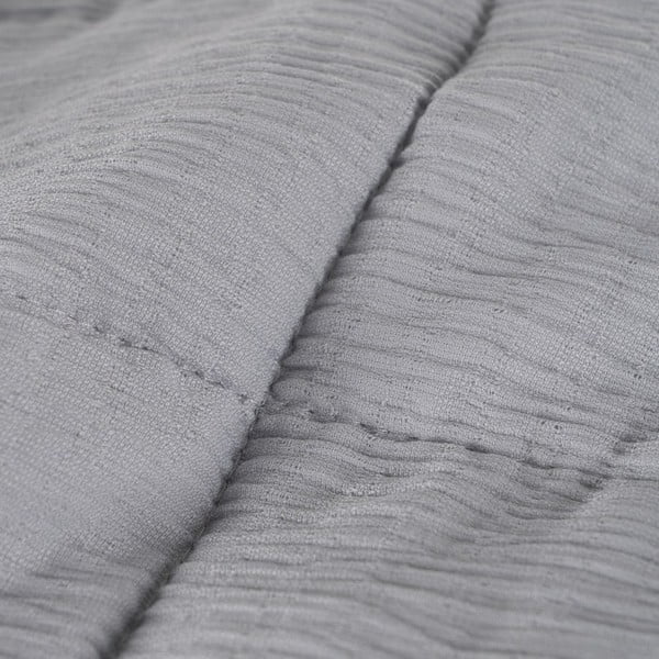 Сиво капитонирано покривало за легло 180x260 cm – Ixia-image-2