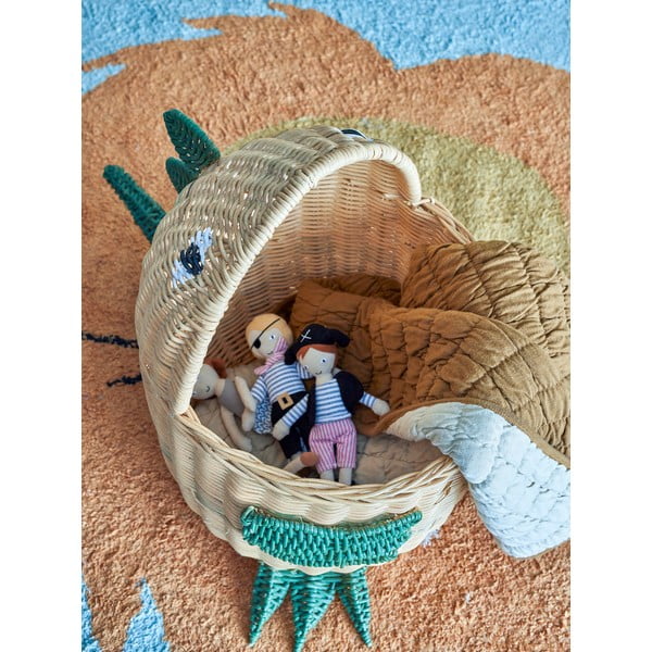 Ратанова детска кошница за играчки в естествен цвят 37x57x48 cm Eddi – Bloomingville Mini-image-4