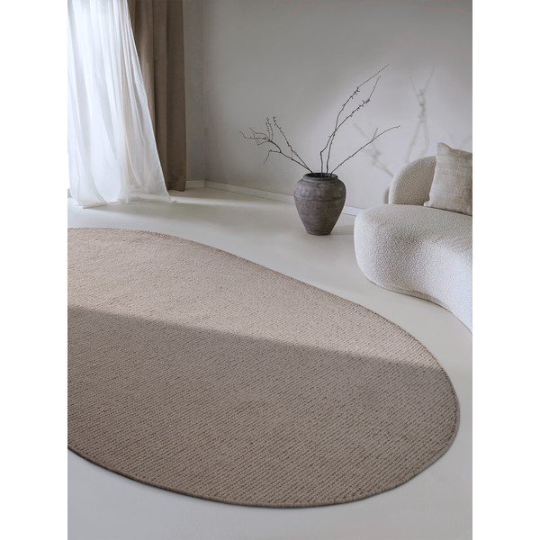 Светлокафяв ръчно изработен вълнен килим 160x230 cm Francois – Villeroy&Boch-image-1