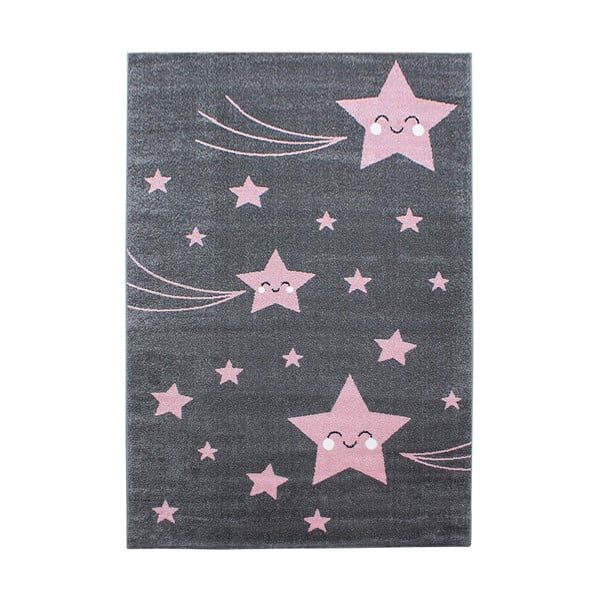 Розово-сив детски килим 80x150 cm Kids – Ayyildiz Carpets