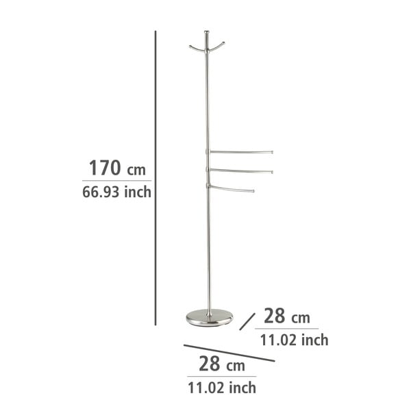 Стойка за хавлии и халати за баня Adiamo - Wenko-image-2