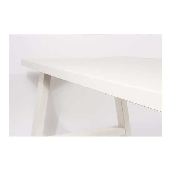 Bílý stůl z masivního dřeva Zuiver A Framed, 200 x 90 cm-image-1