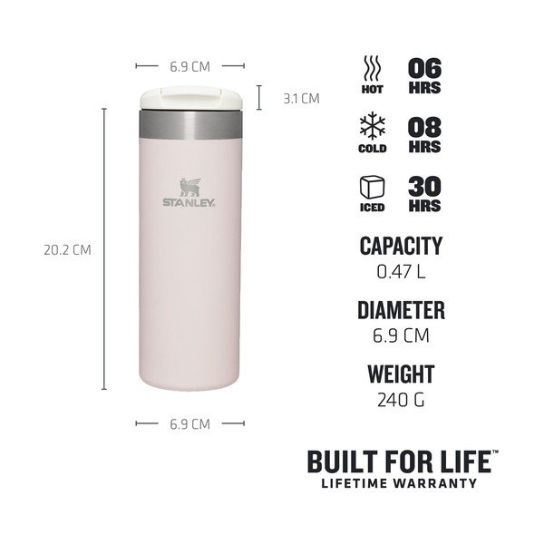 Розова термочаша 470 ml - Stanley-image-4
