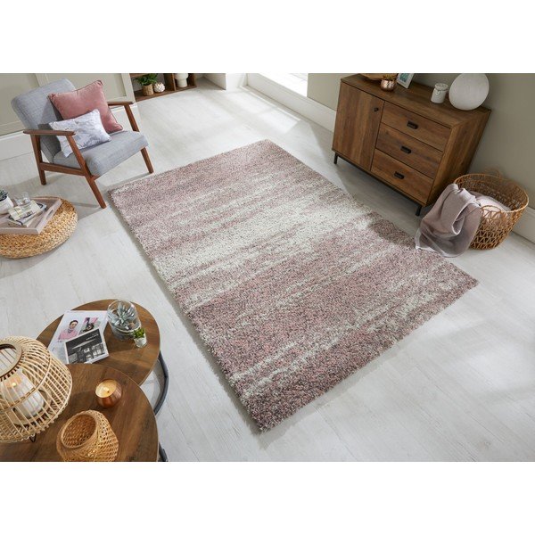 Сив и розов килим , 120 x 170 cm Reza - Flair Rugs-image-4