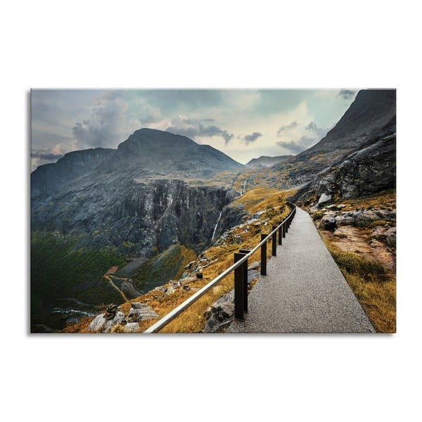 Glasspik Изгледи Норвегия Планини, 80 x 120 cm - Styler