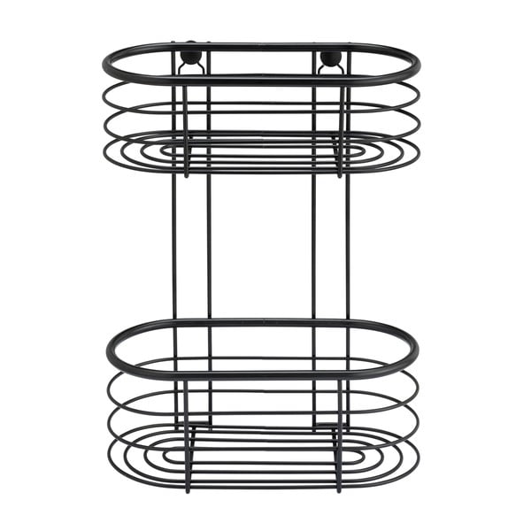 Черен рафт за душ Trestina, 26 x 35 cm - Wenko-image-2