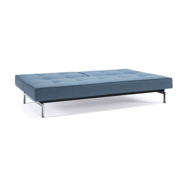Светлосин разтегателен диван с метална основа Mixed Dance Light Blue Splitback - Innovation-image-4