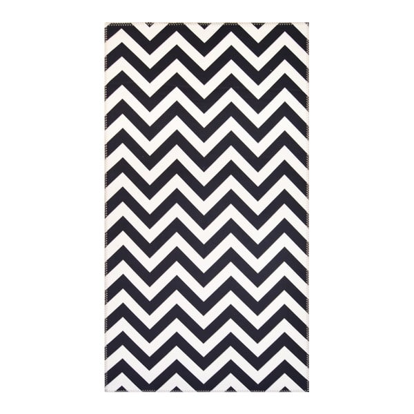 Черно-бял килим Райън, 80 x 150 cm Geo - Vitaus