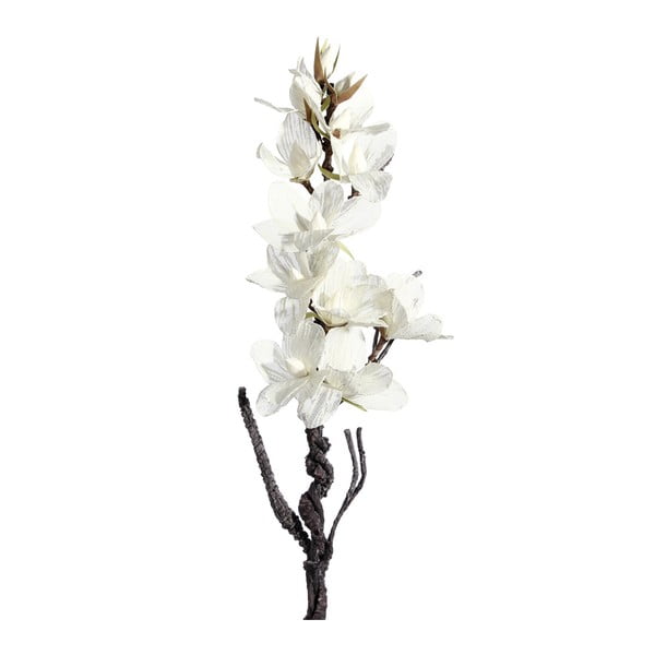 Umělá květina s bílými květy Ixia Folami, výška 122 cm