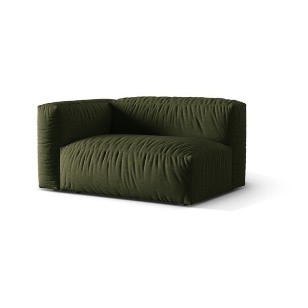 Зелен модул за диван (ляв ъгъл) Martina – Micadoni Home-image-1