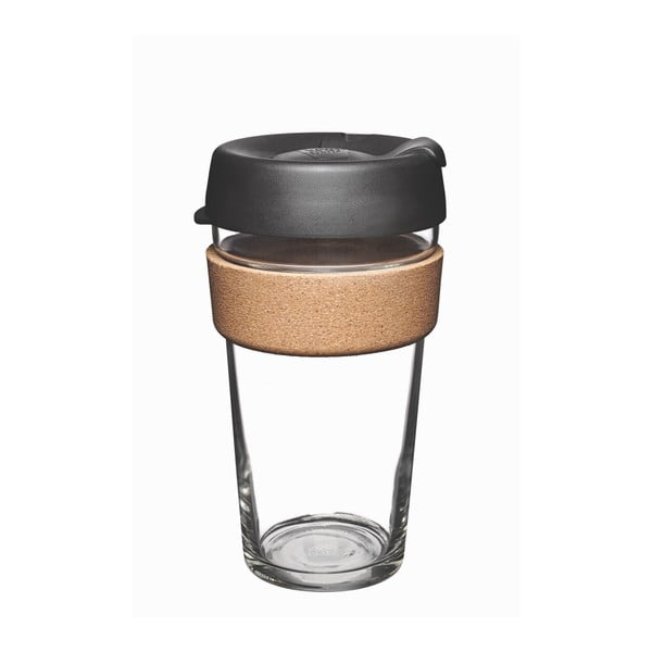 Чаша за пътуване с капак Brew Cork Edition , 454 ml Black - KeepCup