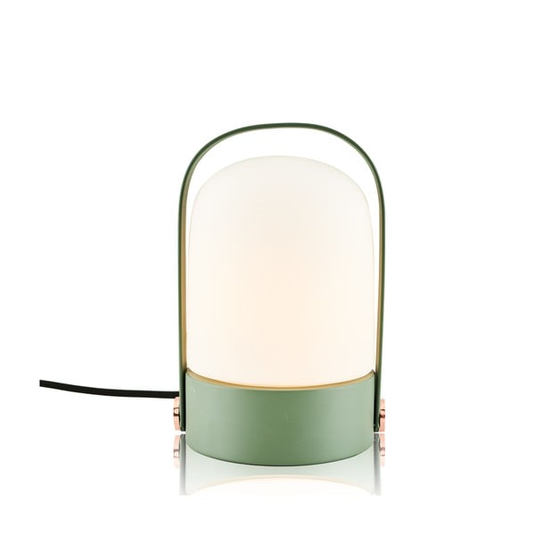 Зелена настолна лампа с основа Anka - Unknown