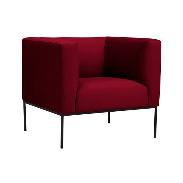 Кресло от червено кадифе Neptune - Windsor & Co Sofas-image-2