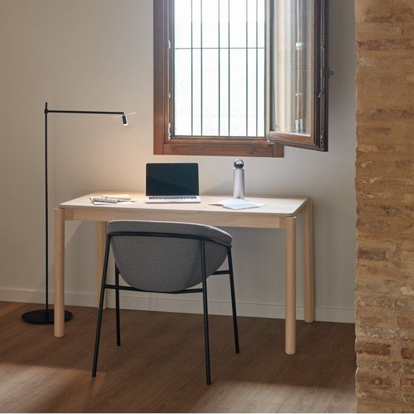 Работна маса в декор от пепел 136x68 cm Atlas - Teulat-image-1