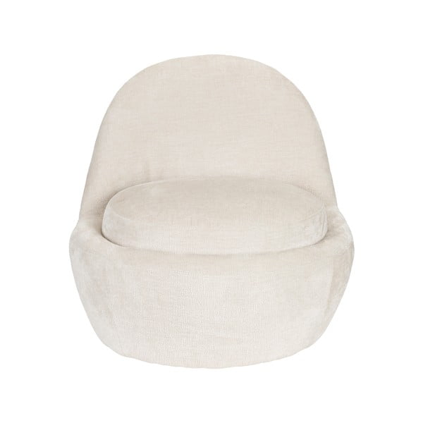 Кремаво кресло Nash – White Label-image-2