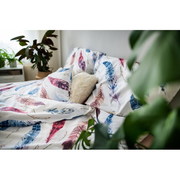 Памучно спално бельо за единично легло 140x200 cm LP Dita Piume - Cotton House-image-4