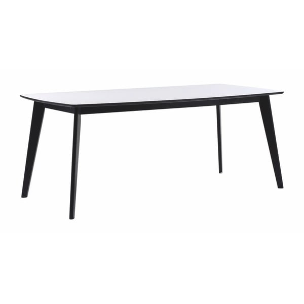 Черно-бяла маса за хранене Griffin, 190 x 90 cm Olivia - Rowico
