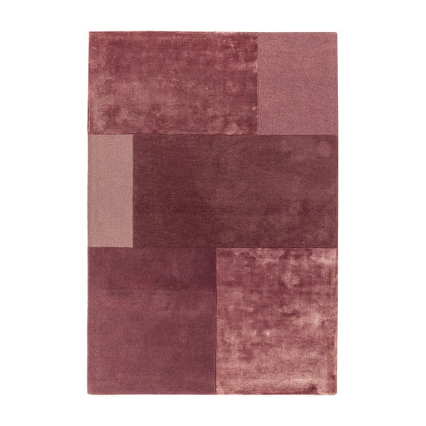 Тъмнорозов килим Tate Tonal Textures, 160 x 230 cm - Asiatic Carpets