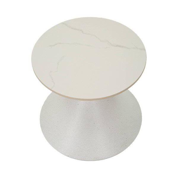 Кръгла странична масичка с керамичен плот ø 45 cm Fush – Mauro Ferretti-image-1