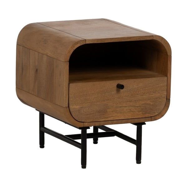 Нощно шкафче от масивно манго в естествен цвят Mahón – Ixia