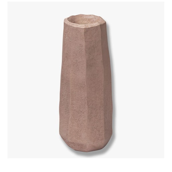 Розова ваза от полирезин (височина 15,5 cm) Nuki – Mette Ditmer Denmark
