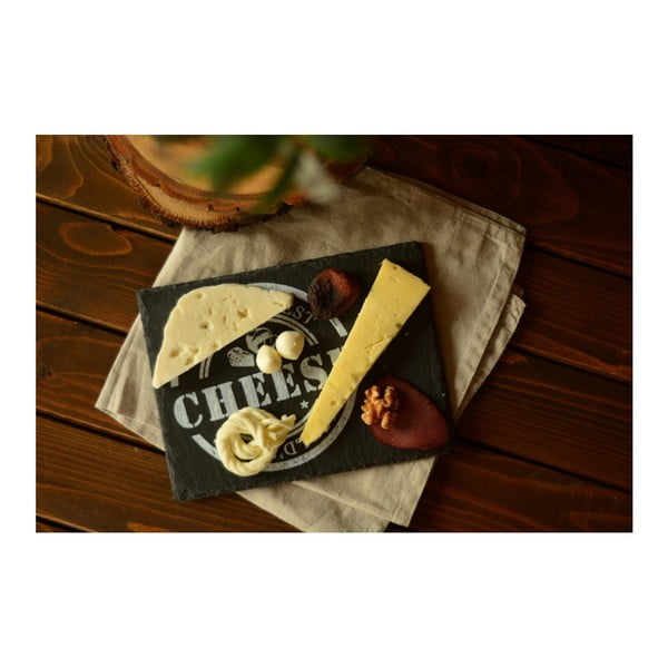 Поднос за сервиране, изработен от шисти Cheezy - Tasev-image-1