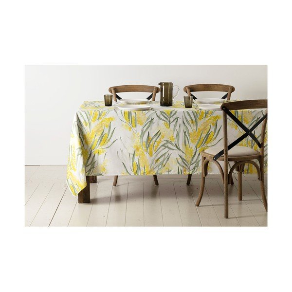 Памучна покривка за маса 160x160 cm Mimosa - Côté Table