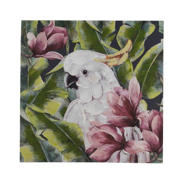 Картина за стена върху платно Модерен стил Какаду Cubico, 100 x 100 cm - Geese