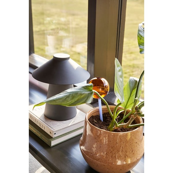 Сфера за поливане от синьо-кафяво стъкло Flora - Hübsch-image-1