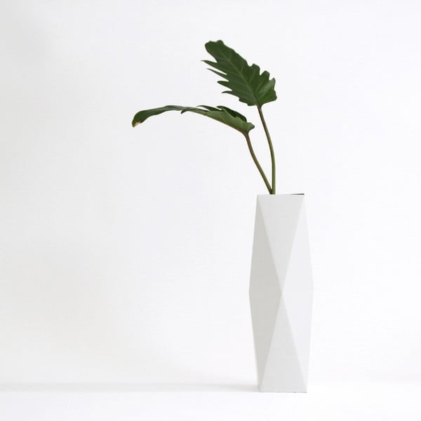 Skládací origami váza SNUG.White