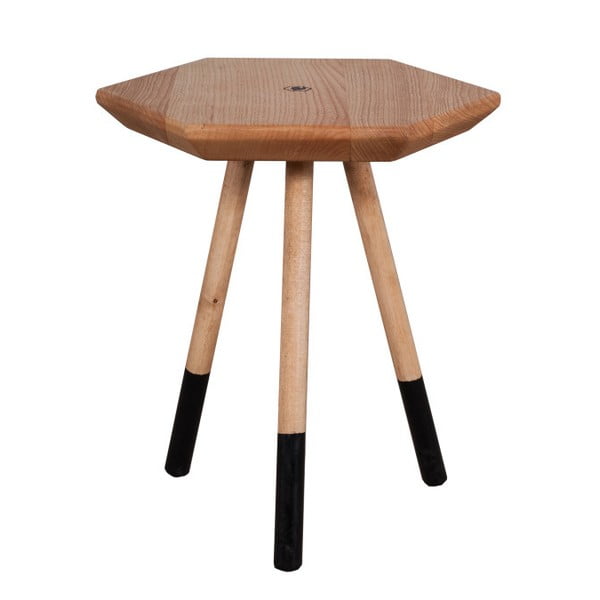 Příruční stolek z masivního dubového dřeva FLAME furniture Inc. Prizmata
