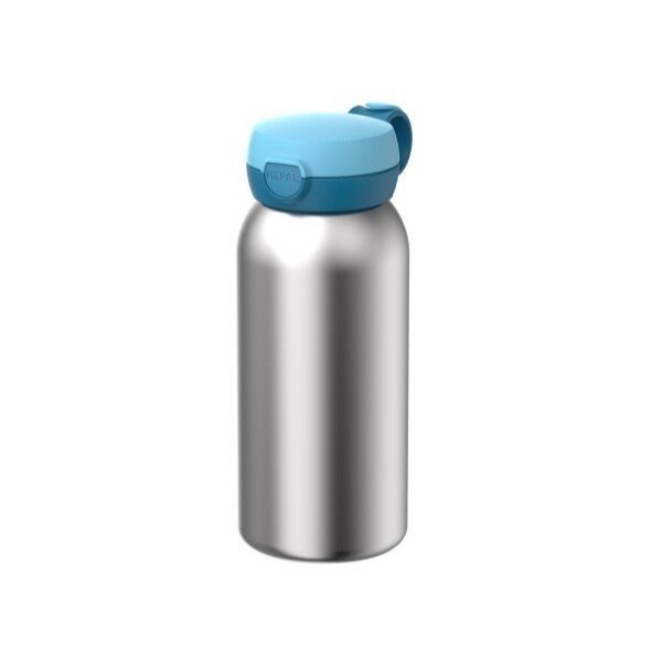 Син/в сребрист цвят пластмасов детски термос 500 ml Campus – Mepal