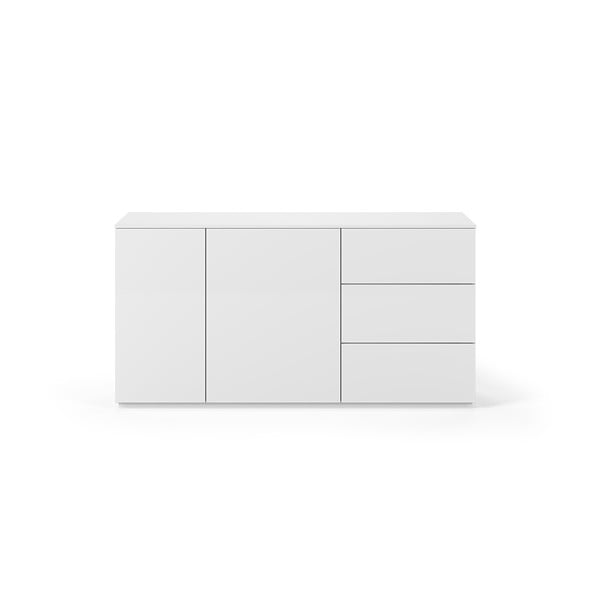 Бял нисък скрин с чекмеджета 160x84 cm Join - TemaHome