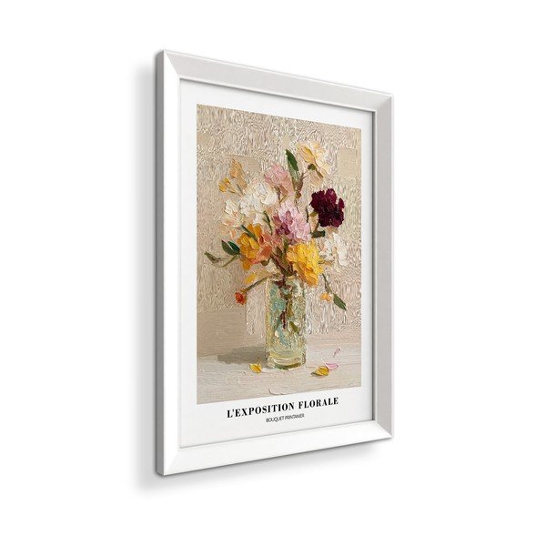 Печатна картина с включена рамка 56x75 cm Sunny Bouquet – Styler-image-4