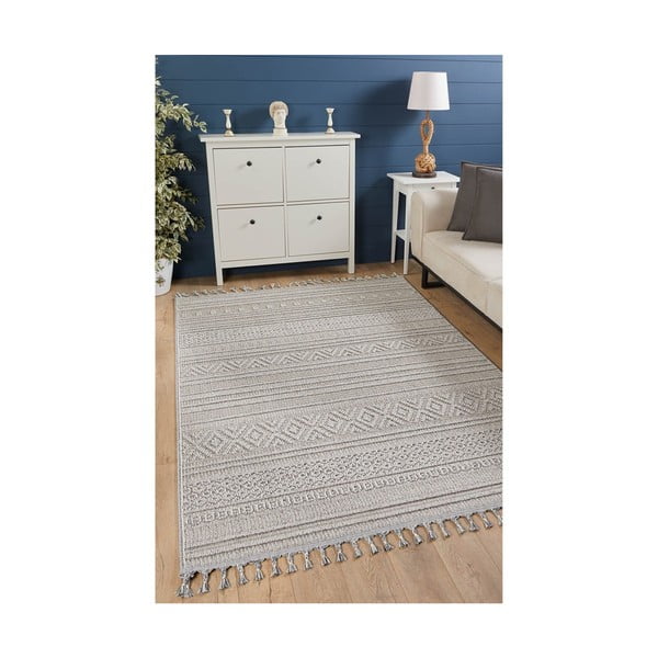 Сив килим 150x80 cm - Mila Home-image-1