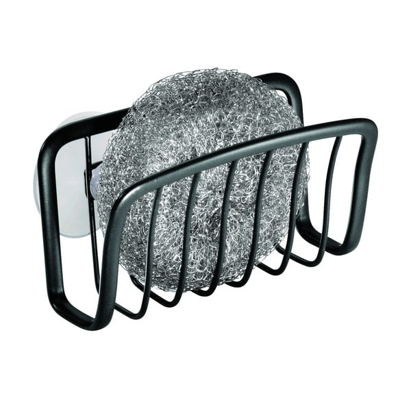 Черен метален държач с вендузи , 6,5 x 14 cm Axis - iDesign-image-2