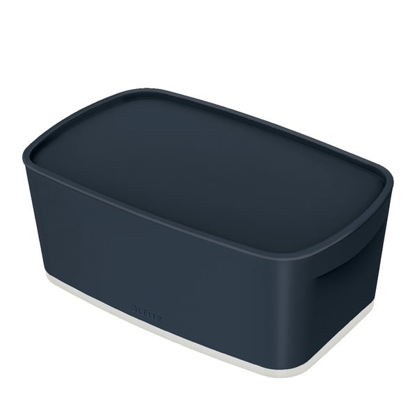 Черна кутия за съхранение с капак MyBox - Leitz
