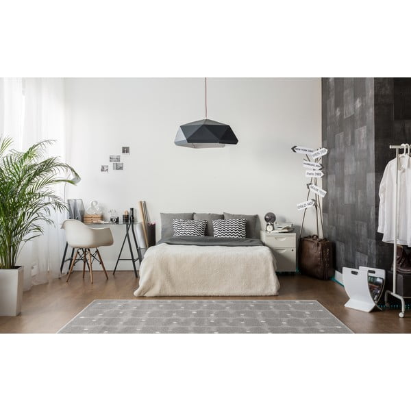 Сив килим 80x160 cm Lori – FD-image-1
