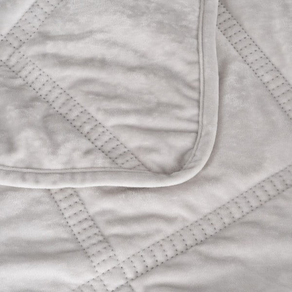 Кремаво капитонирано покривало за легло 230x260 cm – Ixia-image-1